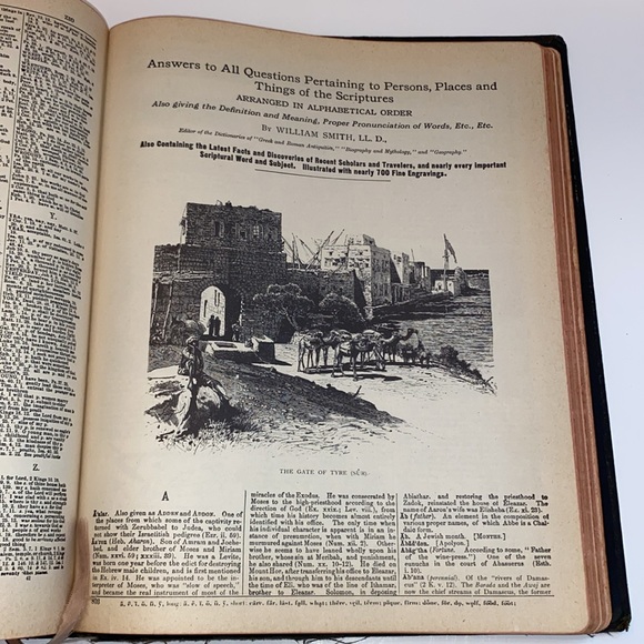 Vintage 1936 New Standard Reference Bible, Cyclopedic Indexed - Picture 16 of 16